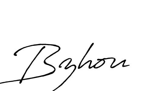 How to make Bzhou name signature. Use Antro_Vectra_Bolder style for creating short signs online. This is the latest handwritten sign. Bzhou signature style 7 images and pictures png