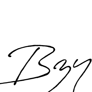 How to make Bzy name signature. Use Antro_Vectra_Bolder style for creating short signs online. This is the latest handwritten sign. Bzy signature style 7 images and pictures png