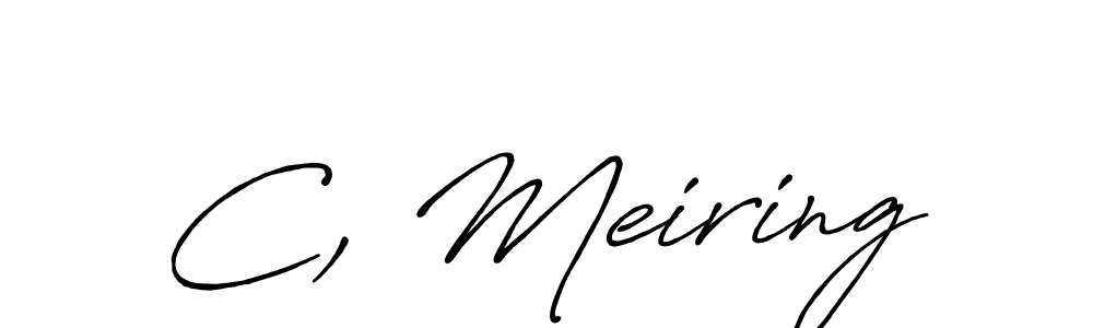 It looks lik you need a new signature style for name C, Meiring. Design unique handwritten (Antro_Vectra_Bolder) signature with our free signature maker in just a few clicks. C, Meiring signature style 7 images and pictures png