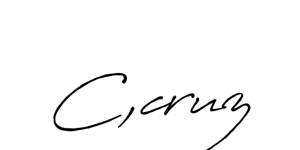 Best and Professional Signature Style for C,cruz. Antro_Vectra_Bolder Best Signature Style Collection. C,cruz signature style 7 images and pictures png