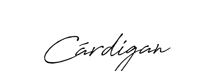 Create a beautiful signature design for name Cárdigan. With this signature (Antro_Vectra_Bolder) fonts, you can make a handwritten signature for free. Cárdigan signature style 7 images and pictures png