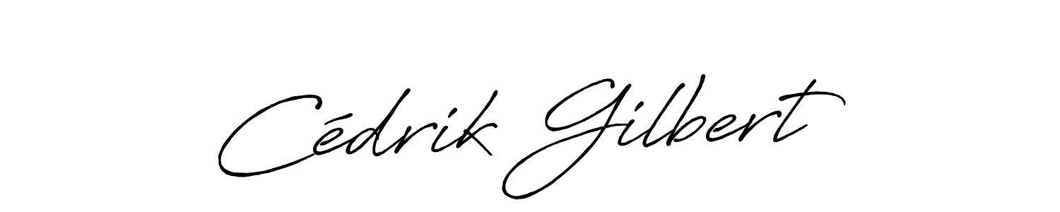 How to make Cédrik Gilbert signature? Antro_Vectra_Bolder is a professional autograph style. Create handwritten signature for Cédrik Gilbert name. Cédrik Gilbert signature style 7 images and pictures png