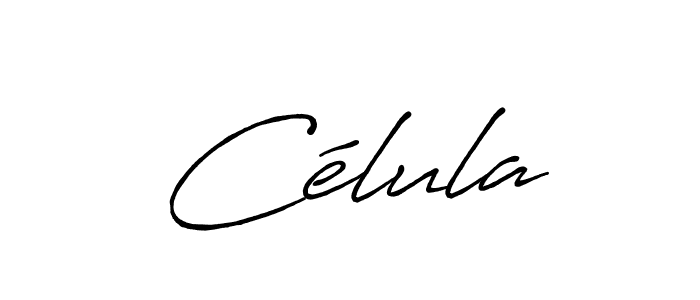 How to make Célula name signature. Use Antro_Vectra_Bolder style for creating short signs online. This is the latest handwritten sign. Célula signature style 7 images and pictures png