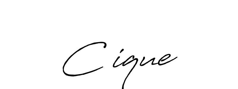 How to make C☆ique name signature. Use Antro_Vectra_Bolder style for creating short signs online. This is the latest handwritten sign. C☆ique signature style 7 images and pictures png