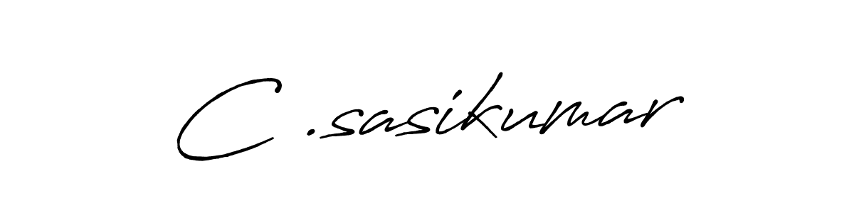 Design your own signature with our free online signature maker. With this signature software, you can create a handwritten (Antro_Vectra_Bolder) signature for name C .sasikumar. C .sasikumar signature style 7 images and pictures png