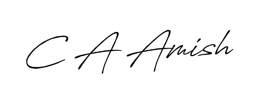 Make a short C A Amish signature style. Manage your documents anywhere anytime using Antro_Vectra_Bolder. Create and add eSignatures, submit forms, share and send files easily. C A Amish signature style 7 images and pictures png