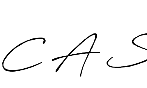 C A S stylish signature style. Best Handwritten Sign (Antro_Vectra_Bolder) for my name. Handwritten Signature Collection Ideas for my name C A S. C A S signature style 7 images and pictures png