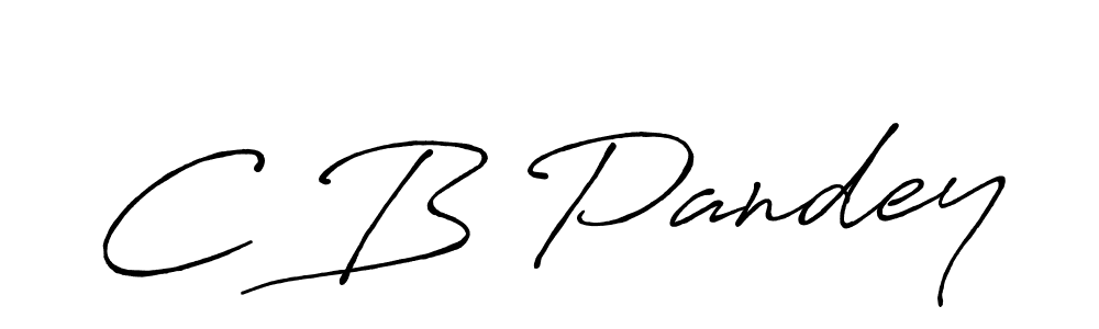 Also we have C B Pandey name is the best signature style. Create professional handwritten signature collection using Antro_Vectra_Bolder autograph style. C B Pandey signature style 7 images and pictures png