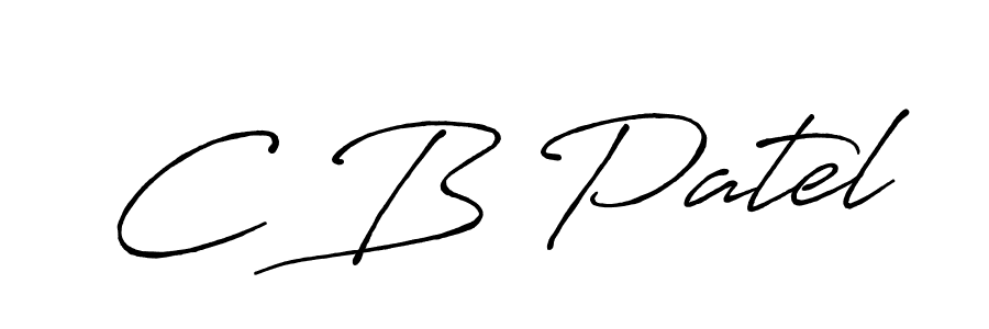 How to make C B Patel signature? Antro_Vectra_Bolder is a professional autograph style. Create handwritten signature for C B Patel name. C B Patel signature style 7 images and pictures png