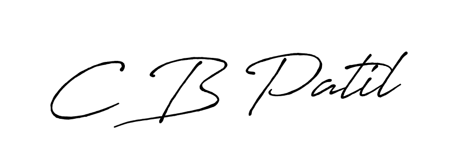 The best way (Antro_Vectra_Bolder) to make a short signature is to pick only two or three words in your name. The name C B Patil include a total of six letters. For converting this name. C B Patil signature style 7 images and pictures png