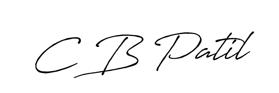 The best way (Antro_Vectra_Bolder) to make a short signature is to pick only two or three words in your name. The name C B Patil include a total of six letters. For converting this name. C B Patil signature style 7 images and pictures png