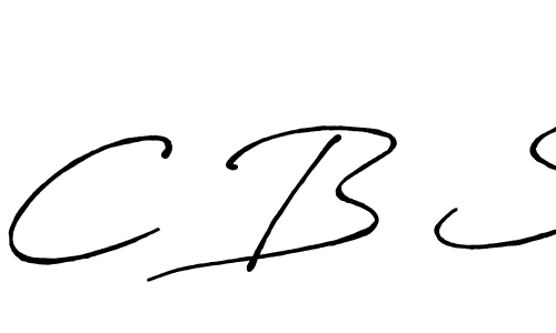 Best and Professional Signature Style for C B S. Antro_Vectra_Bolder Best Signature Style Collection. C B S signature style 7 images and pictures png