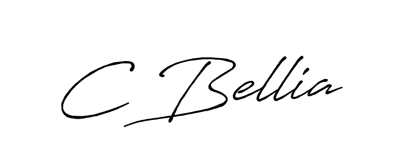 The best way (Antro_Vectra_Bolder) to make a short signature is to pick only two or three words in your name. The name C Bellia include a total of six letters. For converting this name. C Bellia signature style 7 images and pictures png