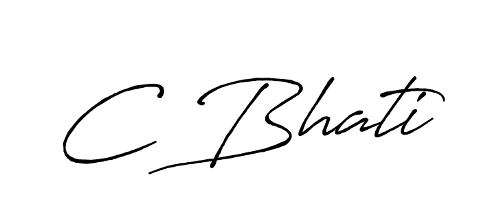 This is the best signature style for the C Bhati name. Also you like these signature font (Antro_Vectra_Bolder). Mix name signature. C Bhati signature style 7 images and pictures png