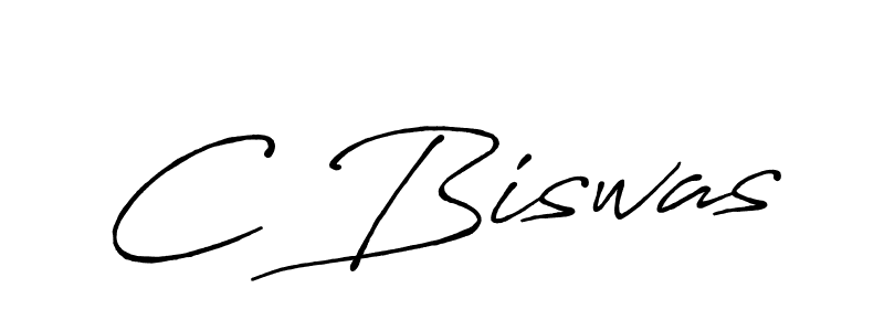 Design your own signature with our free online signature maker. With this signature software, you can create a handwritten (Antro_Vectra_Bolder) signature for name C Biswas. C Biswas signature style 7 images and pictures png