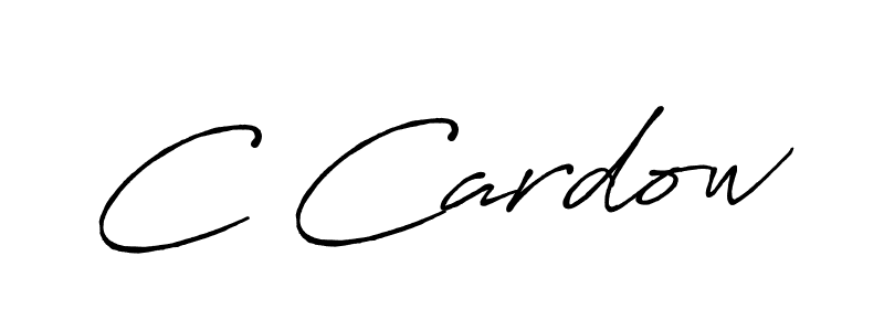 Use a signature maker to create a handwritten signature online. With this signature software, you can design (Antro_Vectra_Bolder) your own signature for name C Cardow. C Cardow signature style 7 images and pictures png