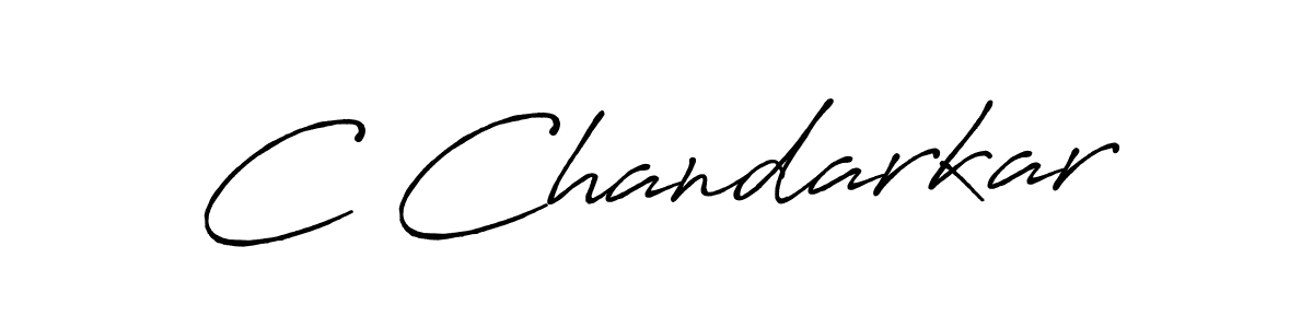 It looks lik you need a new signature style for name C Chandarkar. Design unique handwritten (Antro_Vectra_Bolder) signature with our free signature maker in just a few clicks. C Chandarkar signature style 7 images and pictures png