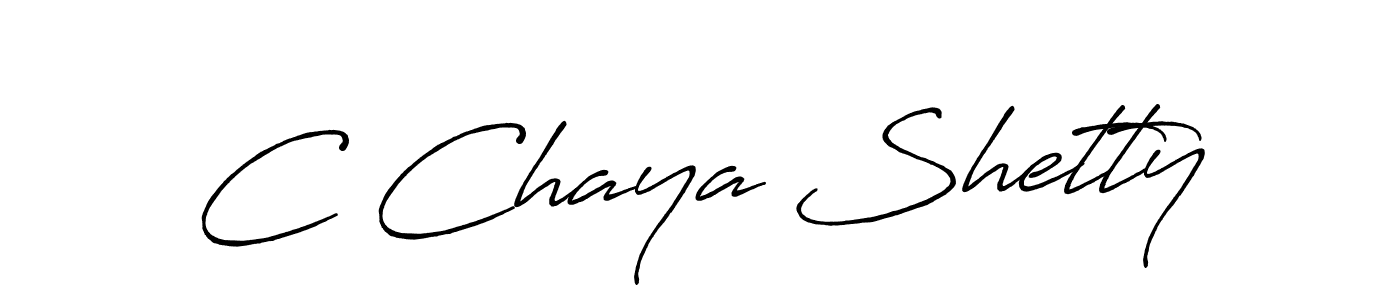 Make a short C Chaya Shetty signature style. Manage your documents anywhere anytime using Antro_Vectra_Bolder. Create and add eSignatures, submit forms, share and send files easily. C Chaya Shetty signature style 7 images and pictures png