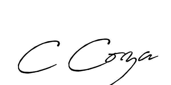 Antro_Vectra_Bolder is a professional signature style that is perfect for those who want to add a touch of class to their signature. It is also a great choice for those who want to make their signature more unique. Get C Coza name to fancy signature for free. C Coza signature style 7 images and pictures png