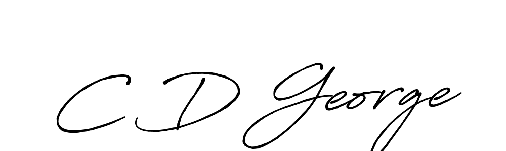How to Draw C D George signature style? Antro_Vectra_Bolder is a latest design signature styles for name C D George. C D George signature style 7 images and pictures png