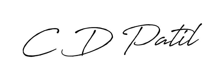 You should practise on your own different ways (Antro_Vectra_Bolder) to write your name (C D Patil) in signature. don't let someone else do it for you. C D Patil signature style 7 images and pictures png