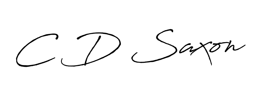 Make a beautiful signature design for name C D Saxon. With this signature (Antro_Vectra_Bolder) style, you can create a handwritten signature for free. C D Saxon signature style 7 images and pictures png