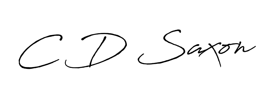 Make a beautiful signature design for name C D Saxon. With this signature (Antro_Vectra_Bolder) style, you can create a handwritten signature for free. C D Saxon signature style 7 images and pictures png