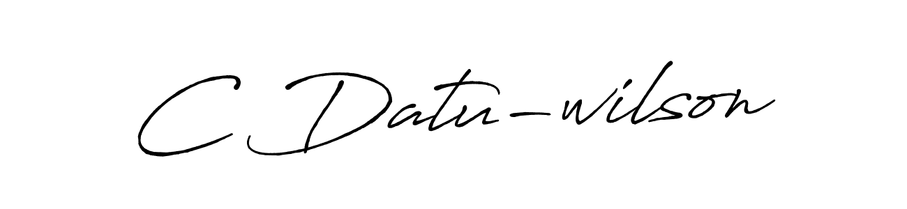 You can use this online signature creator to create a handwritten signature for the name C Datu-wilson. This is the best online autograph maker. C Datu-wilson signature style 7 images and pictures png