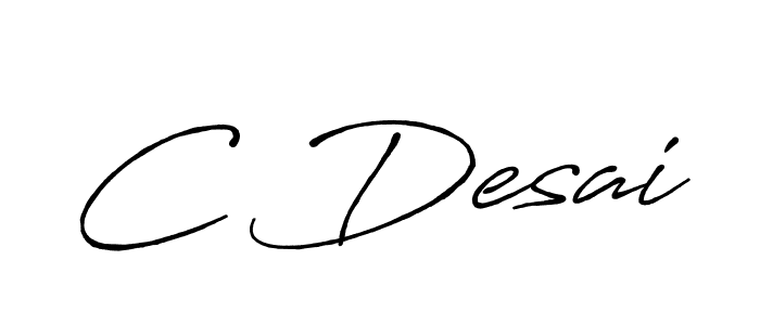 if you are searching for the best signature style for your name C Desai. so please give up your signature search. here we have designed multiple signature styles  using Antro_Vectra_Bolder. C Desai signature style 7 images and pictures png
