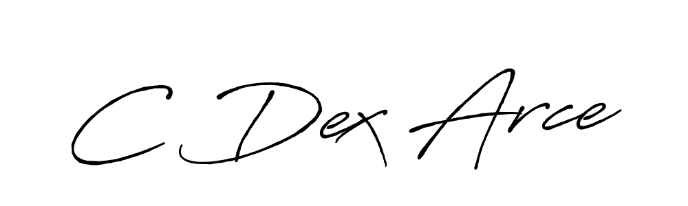 Design your own signature with our free online signature maker. With this signature software, you can create a handwritten (Antro_Vectra_Bolder) signature for name C Dex Arce. C Dex Arce signature style 7 images and pictures png