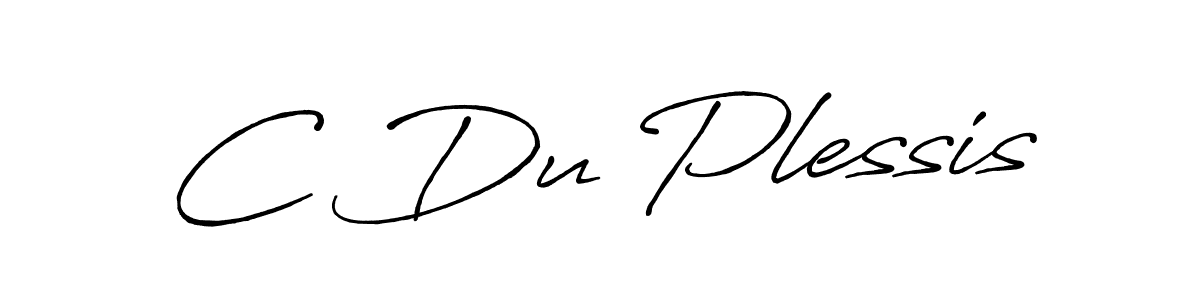 The best way (Antro_Vectra_Bolder) to make a short signature is to pick only two or three words in your name. The name C Du Plessis include a total of six letters. For converting this name. C Du Plessis signature style 7 images and pictures png
