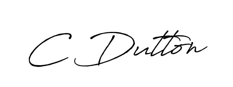 Make a beautiful signature design for name C Dutton. Use this online signature maker to create a handwritten signature for free. C Dutton signature style 7 images and pictures png