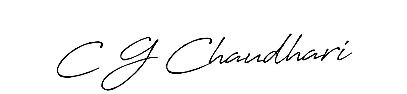 Make a beautiful signature design for name C G Chaudhari. Use this online signature maker to create a handwritten signature for free. C G Chaudhari signature style 7 images and pictures png