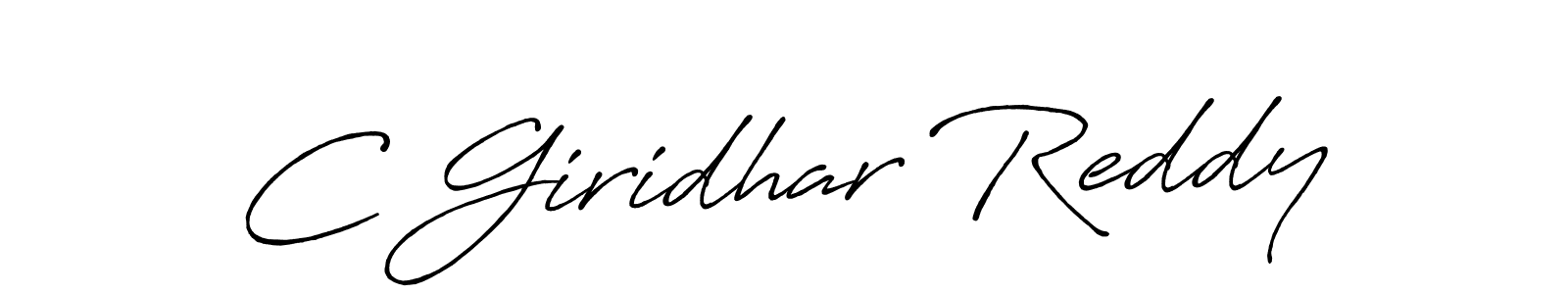 It looks lik you need a new signature style for name C Giridhar Reddy. Design unique handwritten (Antro_Vectra_Bolder) signature with our free signature maker in just a few clicks. C Giridhar Reddy signature style 7 images and pictures png