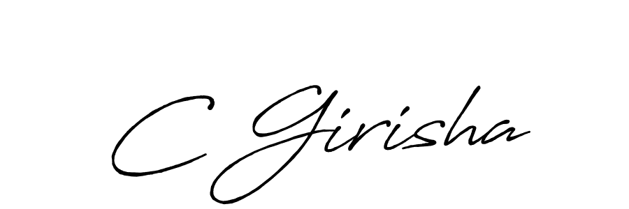 This is the best signature style for the C Girisha name. Also you like these signature font (Antro_Vectra_Bolder). Mix name signature. C Girisha signature style 7 images and pictures png