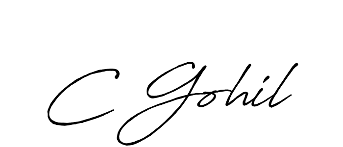 Once you've used our free online signature maker to create your best signature Antro_Vectra_Bolder style, it's time to enjoy all of the benefits that C Gohil name signing documents. C Gohil signature style 7 images and pictures png