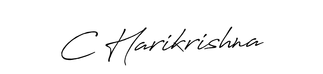 Also we have C Harikrishna name is the best signature style. Create professional handwritten signature collection using Antro_Vectra_Bolder autograph style. C Harikrishna signature style 7 images and pictures png