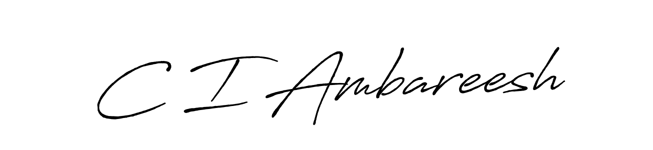 Here are the top 10 professional signature styles for the name C I Ambareesh. These are the best autograph styles you can use for your name. C I Ambareesh signature style 7 images and pictures png