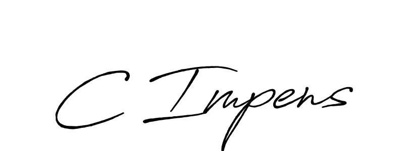 C Impens stylish signature style. Best Handwritten Sign (Antro_Vectra_Bolder) for my name. Handwritten Signature Collection Ideas for my name C Impens. C Impens signature style 7 images and pictures png