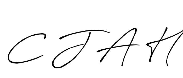 Antro_Vectra_Bolder is a professional signature style that is perfect for those who want to add a touch of class to their signature. It is also a great choice for those who want to make their signature more unique. Get C J A H name to fancy signature for free. C J A H signature style 7 images and pictures png
