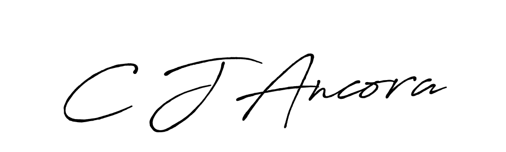 Once you've used our free online signature maker to create your best signature Antro_Vectra_Bolder style, it's time to enjoy all of the benefits that C J Ancora name signing documents. C J Ancora signature style 7 images and pictures png