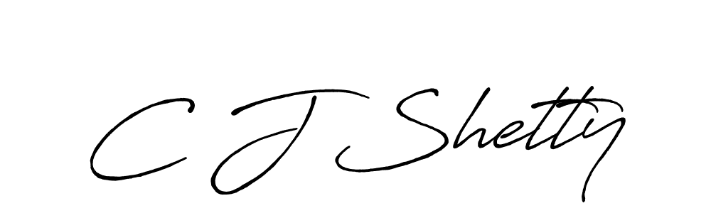 Also You can easily find your signature by using the search form. We will create C J Shetty name handwritten signature images for you free of cost using Antro_Vectra_Bolder sign style. C J Shetty signature style 7 images and pictures png