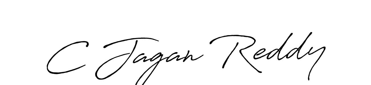 How to make C Jagan Reddy signature? Antro_Vectra_Bolder is a professional autograph style. Create handwritten signature for C Jagan Reddy name. C Jagan Reddy signature style 7 images and pictures png