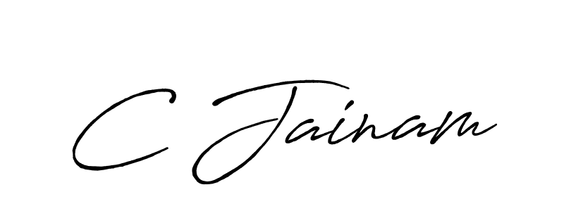 Make a beautiful signature design for name C Jainam. Use this online signature maker to create a handwritten signature for free. C Jainam signature style 7 images and pictures png