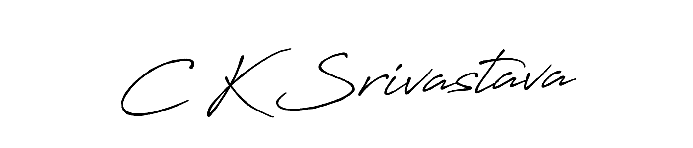 Design your own signature with our free online signature maker. With this signature software, you can create a handwritten (Antro_Vectra_Bolder) signature for name C K Srivastava. C K Srivastava signature style 7 images and pictures png