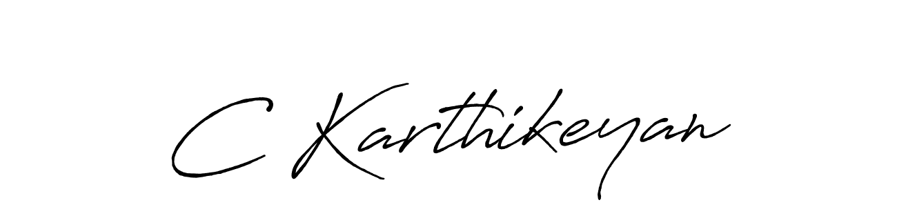 C Karthikeyan stylish signature style. Best Handwritten Sign (Antro_Vectra_Bolder) for my name. Handwritten Signature Collection Ideas for my name C Karthikeyan. C Karthikeyan signature style 7 images and pictures png