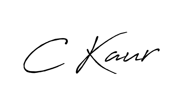 How to make C Kaur name signature. Use Antro_Vectra_Bolder style for creating short signs online. This is the latest handwritten sign. C Kaur signature style 7 images and pictures png