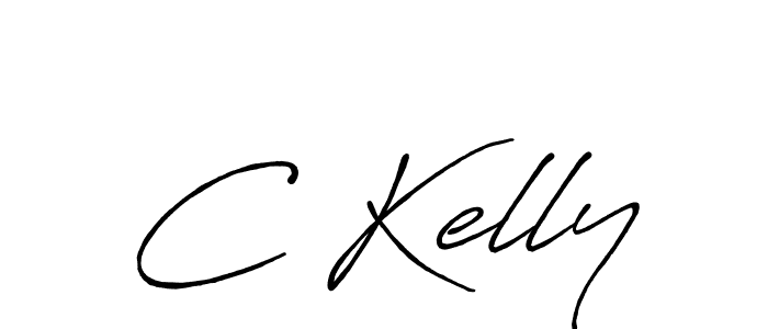 Make a beautiful signature design for name C Kelly. With this signature (Antro_Vectra_Bolder) style, you can create a handwritten signature for free. C Kelly signature style 7 images and pictures png