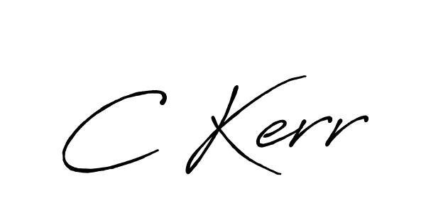 Design your own signature with our free online signature maker. With this signature software, you can create a handwritten (Antro_Vectra_Bolder) signature for name C Kerr. C Kerr signature style 7 images and pictures png