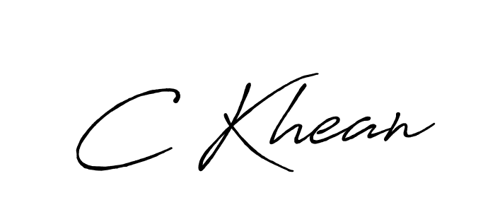 You can use this online signature creator to create a handwritten signature for the name C Khean. This is the best online autograph maker. C Khean signature style 7 images and pictures png